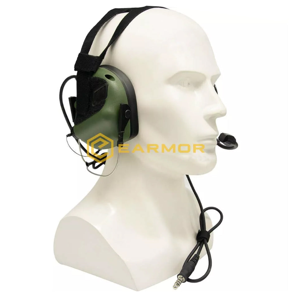 EARMOR Tactical Headset M32N Mark3 MilPro Communication Hearing