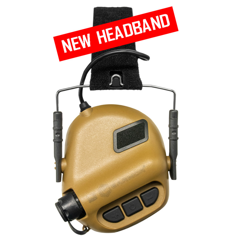 EARMOR M31 MOD3 Tactical Headset Hearing Protector - Coyote Brown