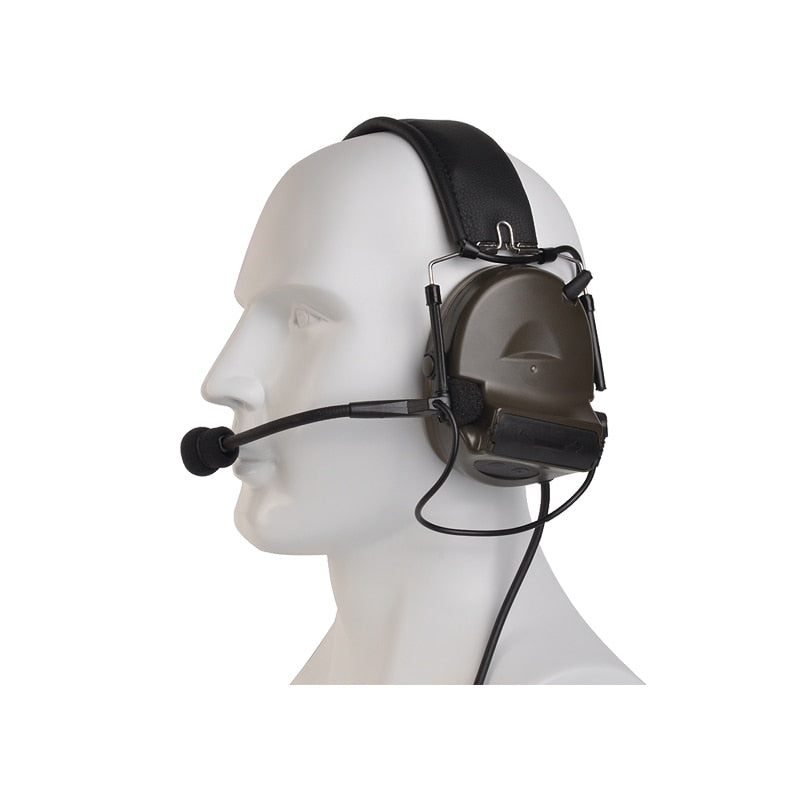 Tactical Headset Comtac II Peltor Headphones No Noise Reduction