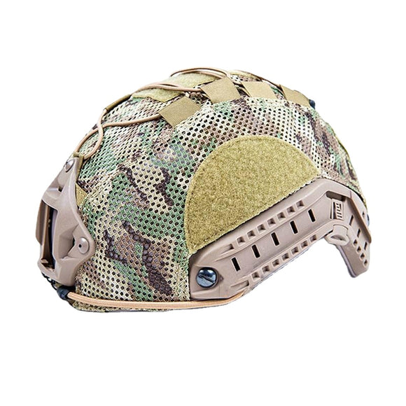 Tactical Multicam Helmet Cover Camouflage for All Fast PJ Ballistic Helmets