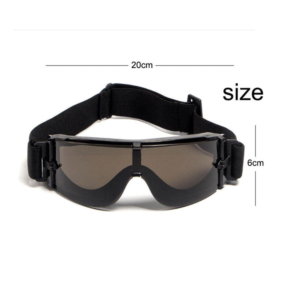 tactical military goggles FMA X800 Tactical Safety Googles Shooting Protection Glasses 3 Lens – FMA  Tactical Gear