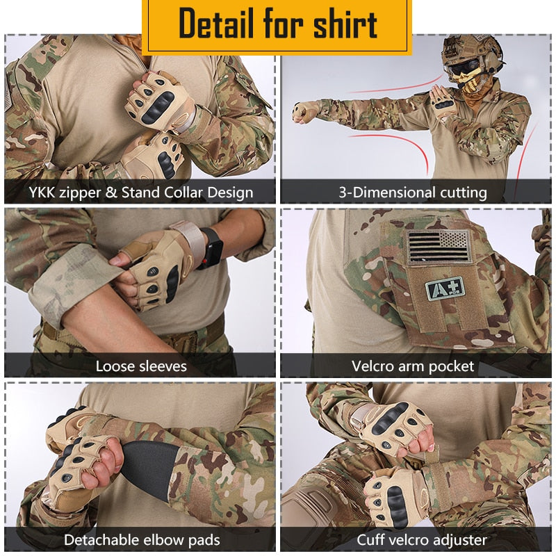 Tactical Hunting Clothes multicam uniform Gen3 Tactical Combat BDU – FMA  Tactical Gear