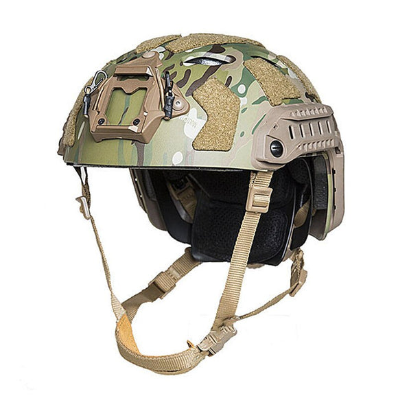 Tactical FAST SF Helmet Multicam Special Operations Helmets for Airsoft Skirmish Hunting & Military