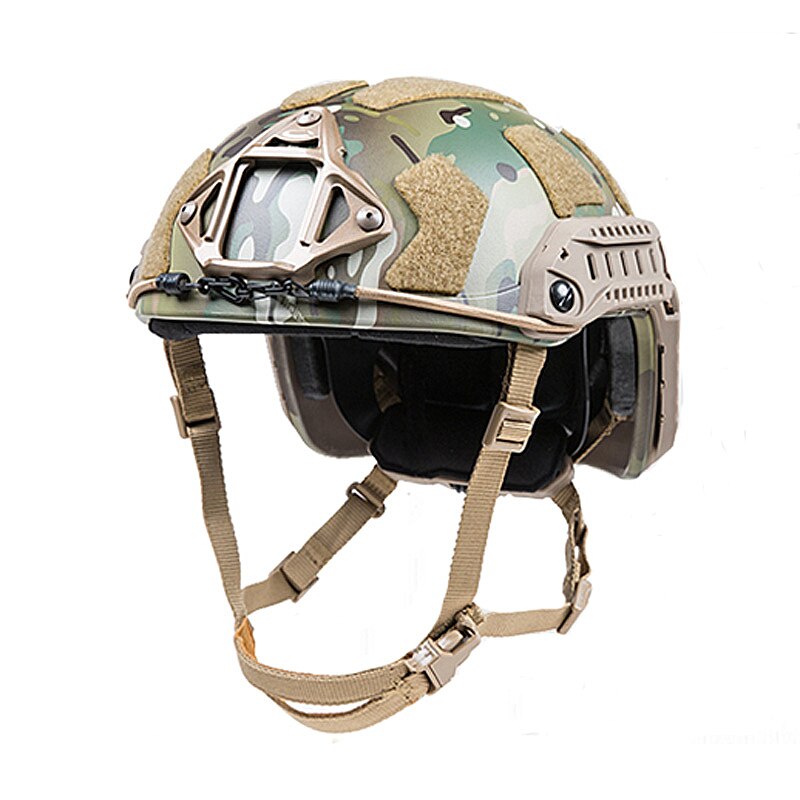 full battle rattle motorcycle helmet Tactical Helmet SF Super High Cut Helmet Multicam – FMA Tactical Gear