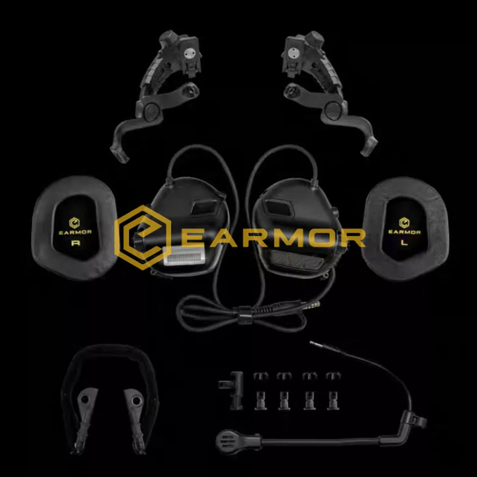 EARMOR RAC Tactical Headset M32X-Mark3 MilPro Communication