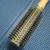 TMC Round Barrel Hair Roller Comb, For Women Long Hair, Home Blow‑dry Styling Tool for Inward Curls, Volumizing Straightening Brush