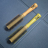 TMC Round Barrel Hair Roller Comb, For Women Long Hair, Home Blow‑dry Styling Tool for Inward Curls, Volumizing Straightening Brush