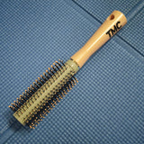 TMC Round Barrel Hair Roller Comb, For Women Long Hair, Home Blow‑dry Styling Tool for Inward Curls, Volumizing Straightening Brush