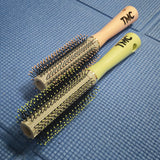TMC Round Barrel Hair Roller Comb, For Women Long Hair, Home Blow‑dry Styling Tool for Inward Curls, Volumizing Straightening Brush