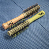 TMC Round Barrel Hair Roller Comb, For Women Long Hair, Home Blow‑dry Styling Tool for Inward Curls, Volumizing Straightening Brush