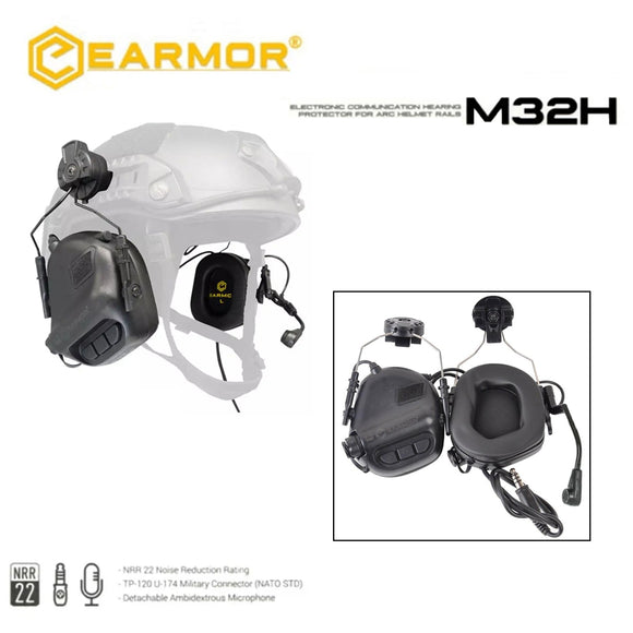 OPSMEN Earmor Tactical Headset M32H MOD4;Noise Canceling Headphone for FAST & Wendy Helmets