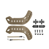 FMA ARC Rails - ACH Mich 2000 Curved Tactical Helmet Side Rails TB923