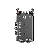 MPU5 Dual PTT Full Metal CNC Tactical Headset for Two-Way Radio Communication FCS-DYAL