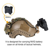 Tactical Helmet Battery Pouch Helmet Battery Pack Balance Weight Bag 500D Nylon
