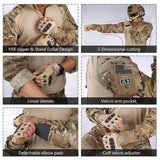 TB-FMA Men G3 Combat Shirt Tactical Airsoft Multicam Clothing Camouflage Military Paintball Gear