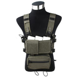 TMC Cordura Coyote Brown(CB) Micro Chest Rig Low Profile Mini Tactical Fight Vest Rig Set