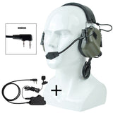 EARMOR M32 MOD3 Tactical Headset & M52 PTT One Set