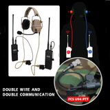 FCS AMP Headset Aviation Communication Hearing Protector