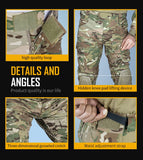 Tactical GEN4 Combat Pants & Knee Pads Airsoft Pants Tactical Camo Trousers