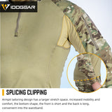 Tactical Gen4 Tactical Shirt & Elbow Pads Combat Shirt Camo Multicam