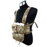 TMC Lightweight Multicam Tactical Vest SS Modular Chest Rig Set Chest Hanging MC 500D Multicam Cordura