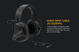 Tactical Headset M32 Aviation Headphones Hearing Protector Shooting for Airsoft Tactical call