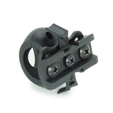 Tactical Flashlight Mount Clip 21mm/25.4mm/ 30mm Fit FAST & MICH Helmet Rails Single Clamp
