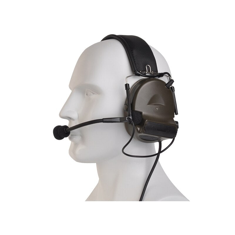 Tactical Headset Comtac II Peltor Headphones No Noise Reduction