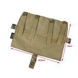 TMC Molle M4 TRIPLE MAG Pouch Bag Multicam Magazine Pouch for Tactical AVS JPC2.0 Vest Front Panel