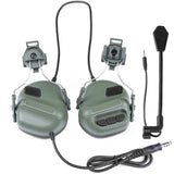 Tactical Headset with Fast Helmet Rail Adapter Peltor Comtac Headset Free Shipping