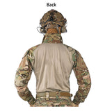 Tactical Ghillie Combat G3 Tactical Shirt Hunting Airsoft Clothes Multicam Black