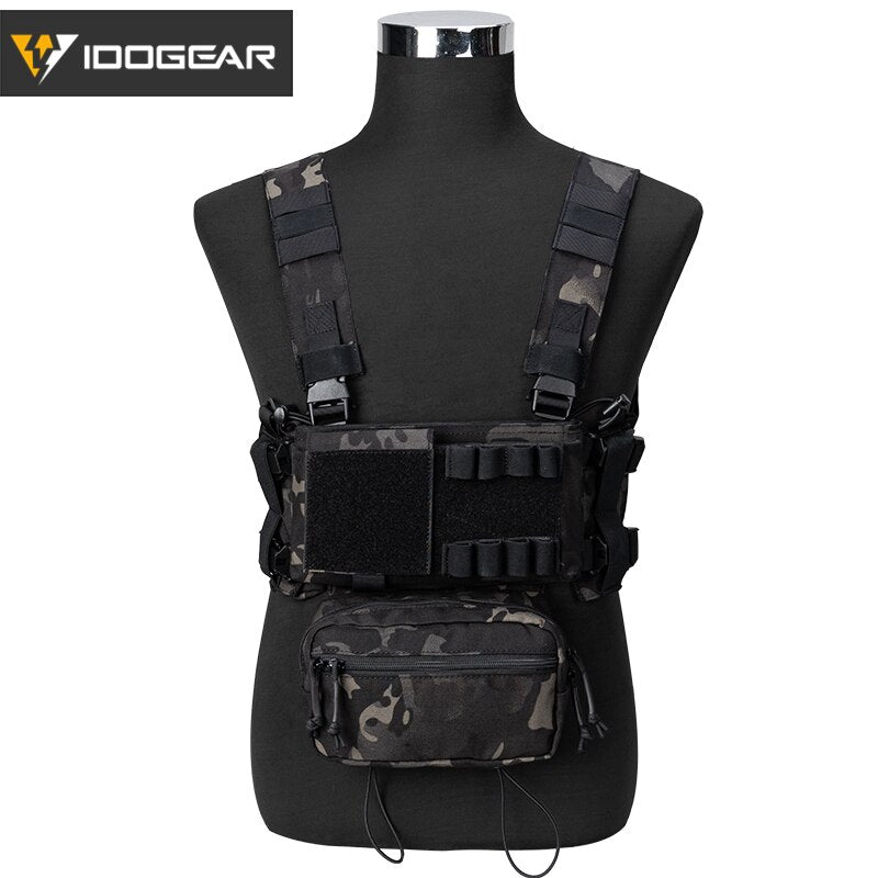 Tactical MK3 Chest Rig Modular Lightweight Hunting Vest Full Set