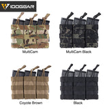 Tactical Airsoft Triple Mag Pouch MOLLE Modular 5.56.223 Magazine Pouch