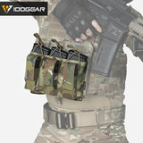 Tactical 5.56 Triple Magazine Pouch Mag Carrier Triple Open Top Pistol MOLLE Mag Pouch