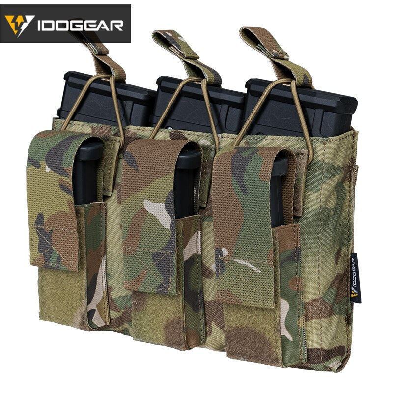 Triple Molle Mag Pouch 5.56 Tactical Open Top M4 M16 Magazine Triple Molle Mag Pouch 5.56 Tactical Open Top M4 M16 Magazine