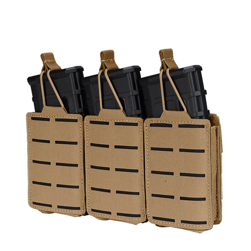 Porte-chargeurs Triple Tactique IDOGEAR - Pour LSR 9mm / 556, Fixation MOLLE, Neuf