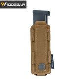 Tactical LSR 9mm Mag Pouch Single Mag Carrier MOLLE Pouch Laser Cut Airsoft