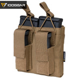 Tactical Magazine Pouch Mag Carrier Double Open Top 5.56 MOLLE Mag Pouch