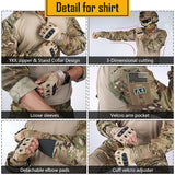 Tactical Uniform BDU G3 Combat Shirt & Pants Knee Pads Update