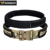 Tactical Belt Two-in-One 2" Combat Quick Release POM Buckle Mens Belts