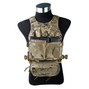 TMC Lightweight Tactical Vest MC Full Set SS Chest Hanging Multicam