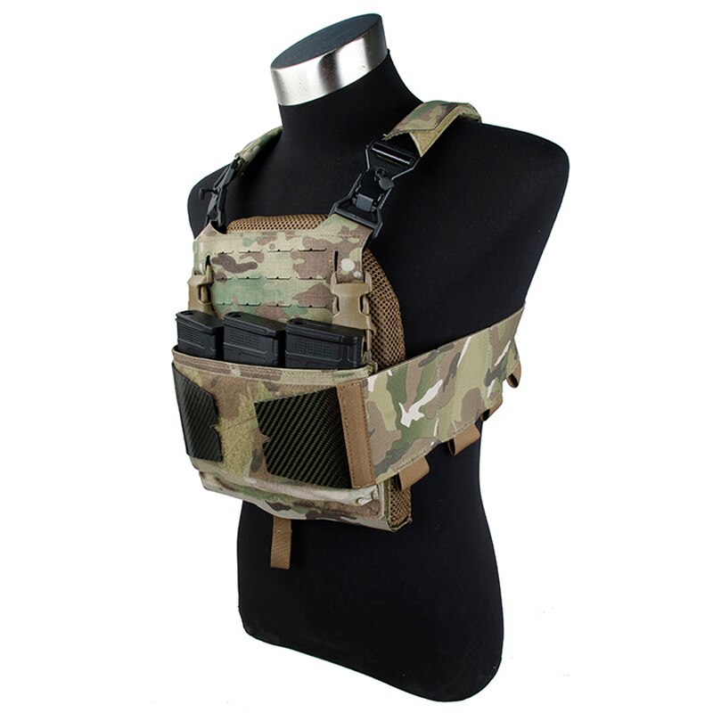 TMC New Lightweight Tactical Vest Multicam Chest Protective Plate