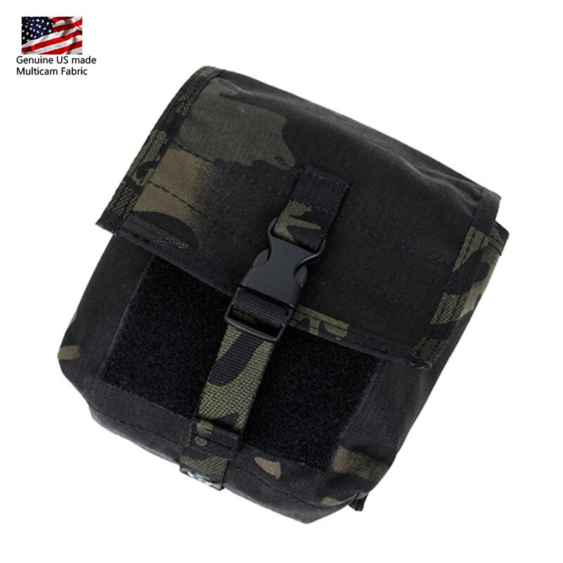 MFH MOLLE Cartridge Case - Modular Dump Pouch With Side Pockets & Drawstring Closure - View #3