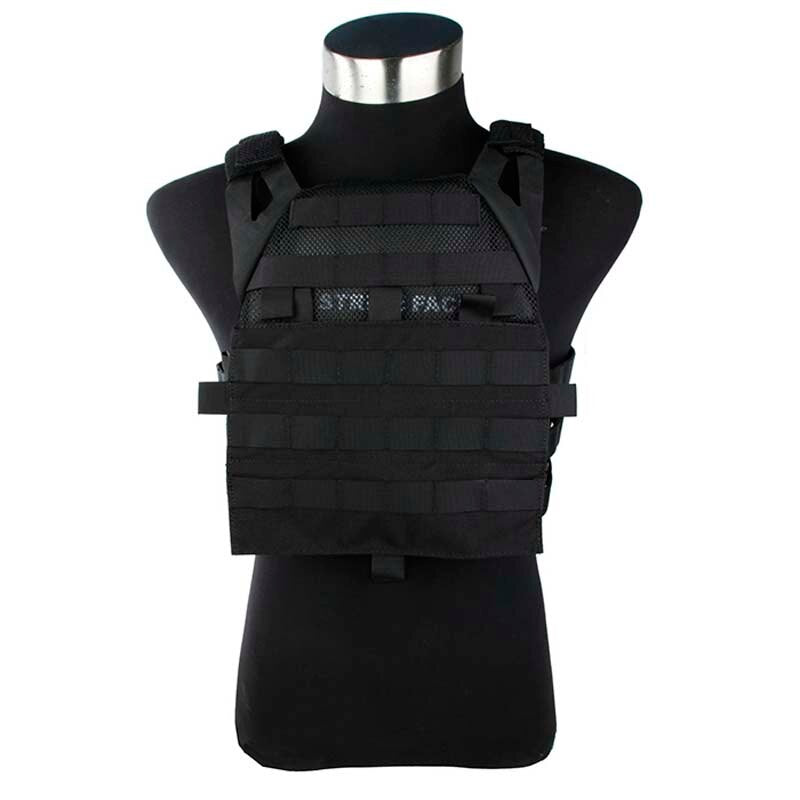 TMC Tactical Vest Lightweight Black JPC2.0 Tactical Vest Jump