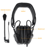 Tactical Headset Hunting Airsoft Headphone Military Shooting Protection Earphones 3 colors