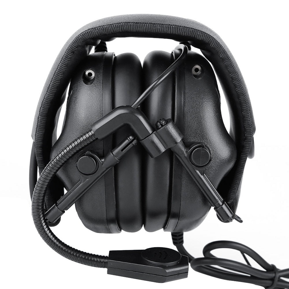 Tactische Militaire Headset Hoofdtelefoon met Snelle Helm Rail Adapter Tactische Militaire Headset Hoofdtelefoon met Snelle Helm Rail Adapter