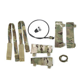 TMC Tactical Vest Multicam Adaptive Vest 19 Ver Zipper Panel Military Molle Combat Gear