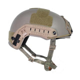 Tactical FAST Ballistic Helmet Arch High Cut Black for Airsoft Skirmish